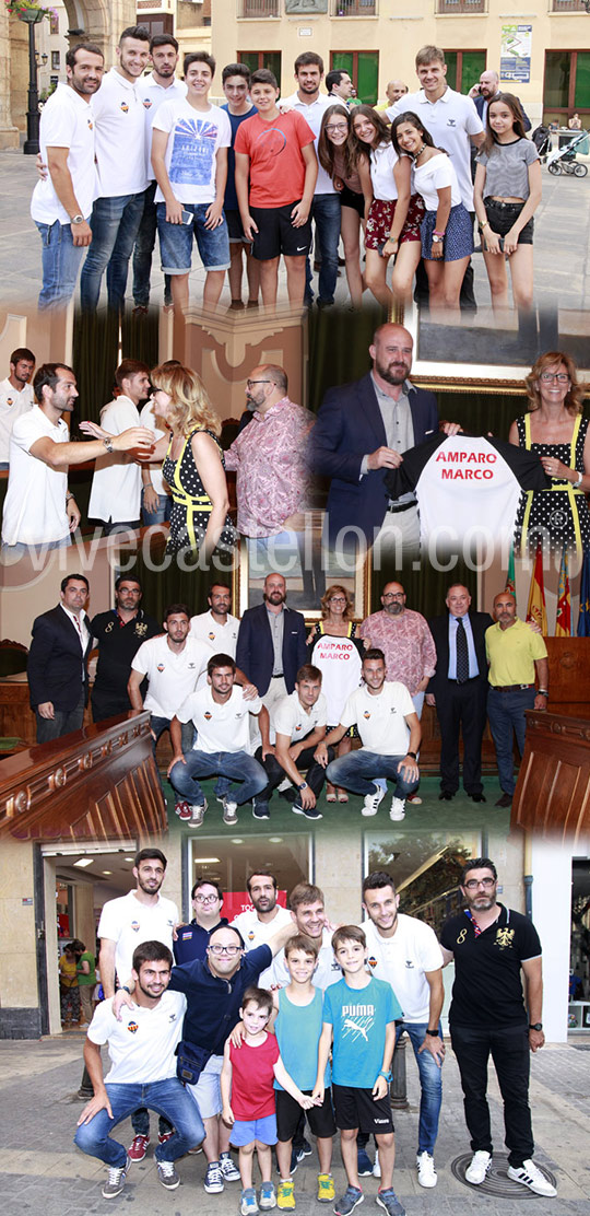 Recepción en el Ayuntamiento al Club Deportivo Castellón