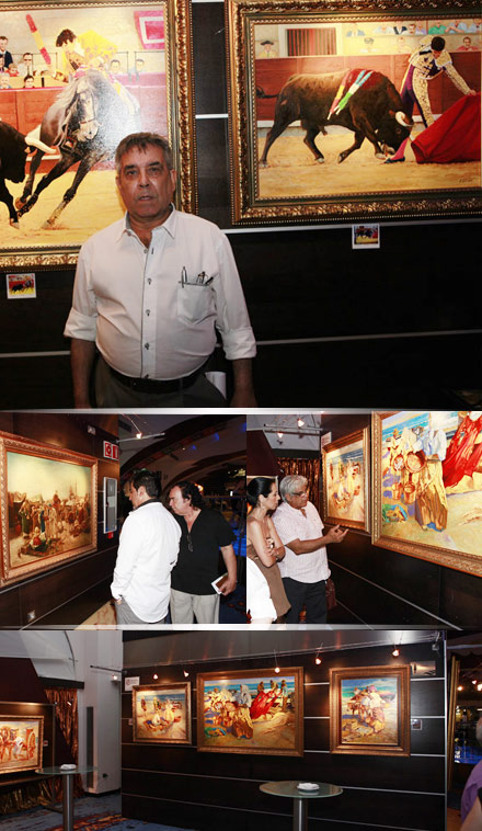Inauguración en el gran casino de castellón de la exposición de ... Salones con pintura valenciano
