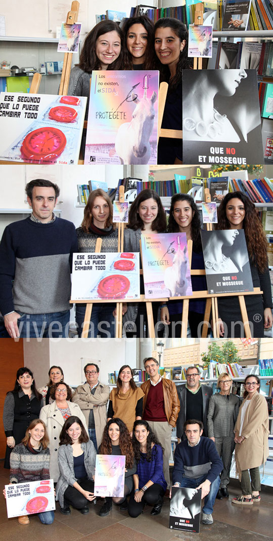 Entrega de premios del concurso de carteles para concienciar contra el SIDA