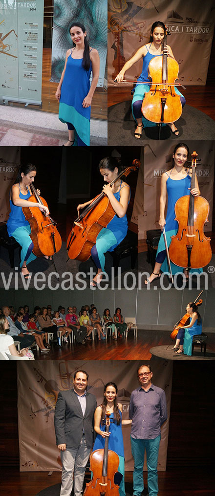 Azul y Jade, concierto de Violoncello de Iris Azquinezer en Benicàssim