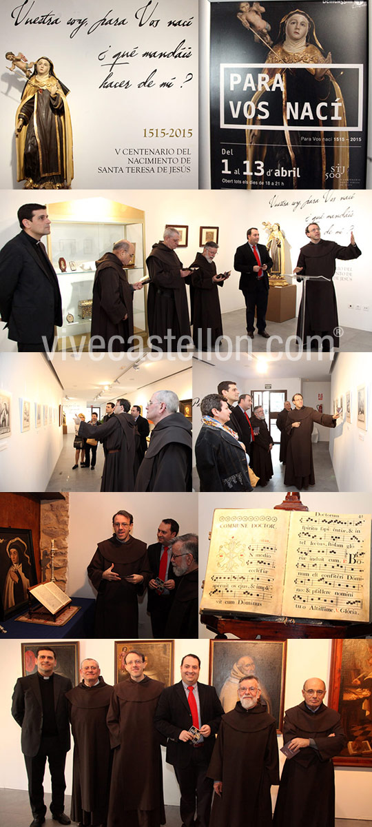 Inauguración de la exposición sobre Santa Teresa de Jesús en Benicàssim