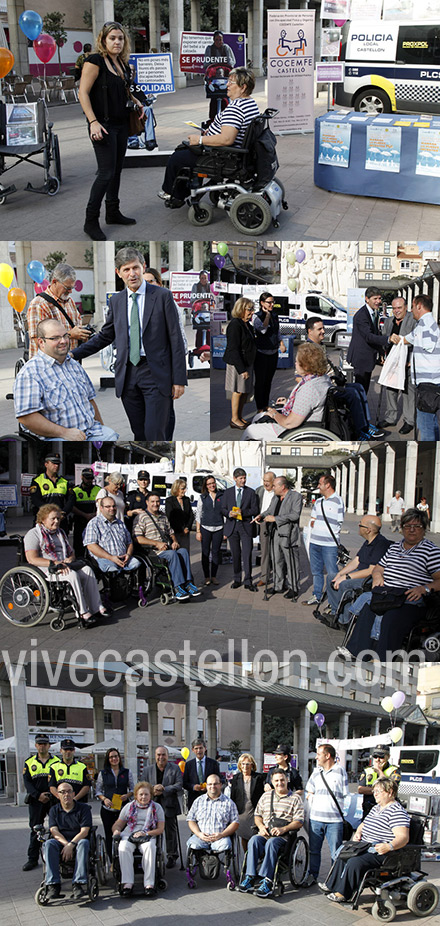 Campaña de sensibilización con las personas discapacitadas en Castellón