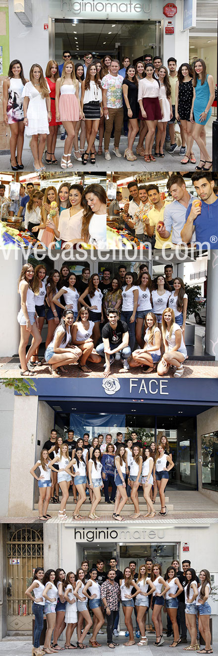 Intensa actividad de los participantes en el certamen Miss y Mister World Castellón