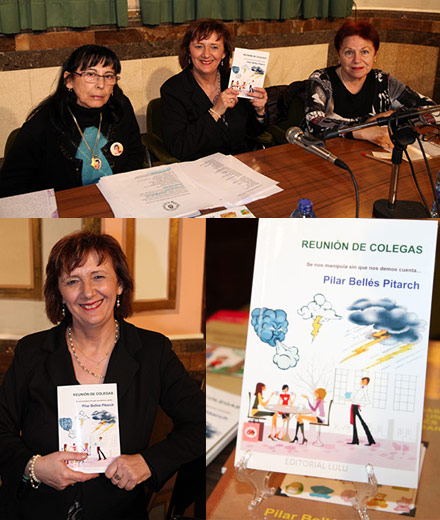 Pilar Bellés presenta su nueva novela: Reunión de colegas