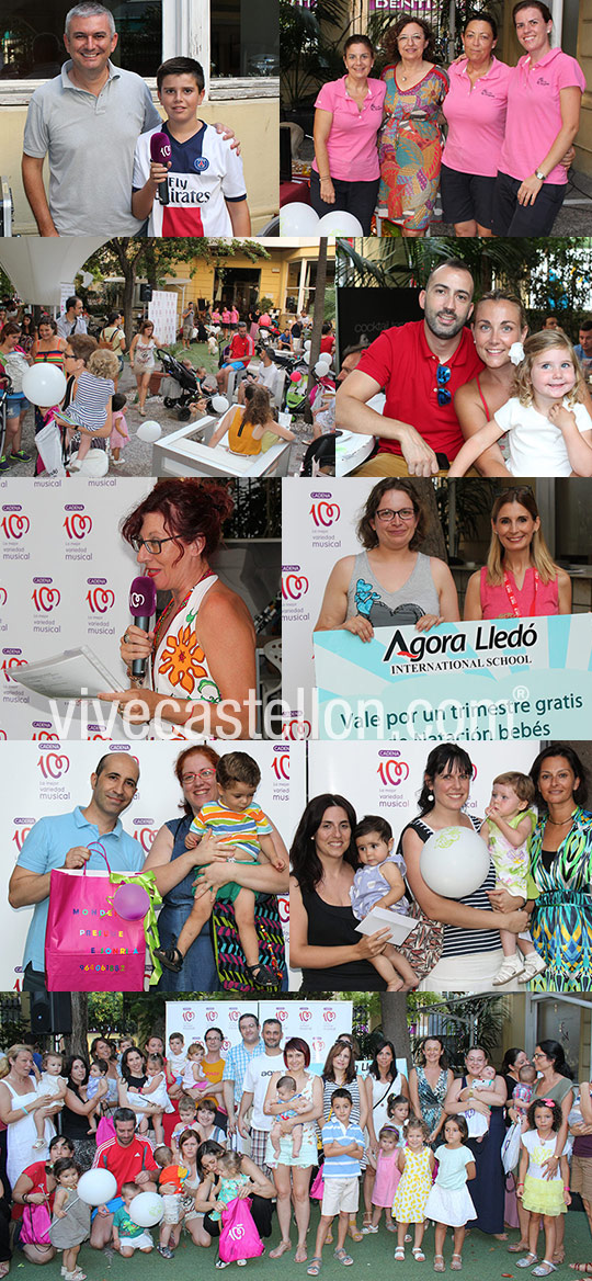 Entrega de premios del concurso de Cadena 100 "Feliz bebé"