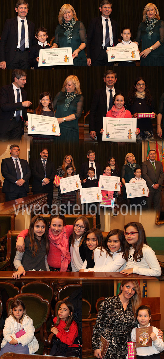 Entrega de premios del III Concurso de Redacción Escolar Magdalena 2015