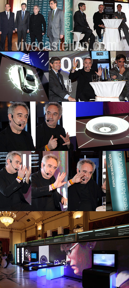 Ferran Adrià  y Telefónica divulgan en Castellón el valor  de  la  creatividad  y  la  innovación