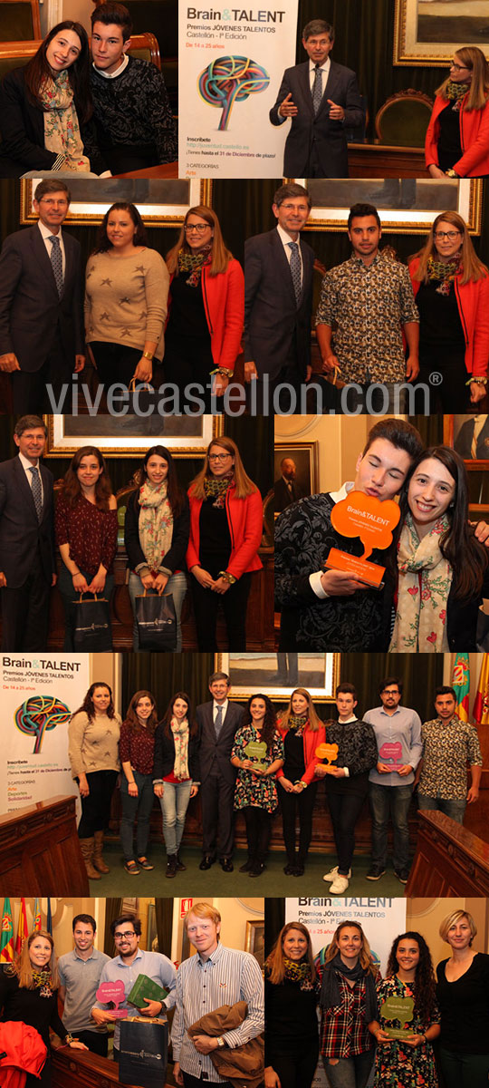 Entrega de los I Premios Jóvenes Talentos Brain&Talent en Castellón