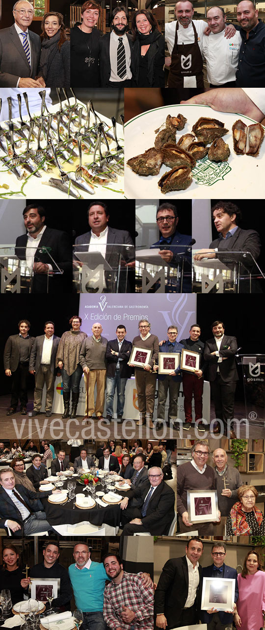 Entrega de premios de la Academia  de Gastronomía de la Comunidad Valenciana 