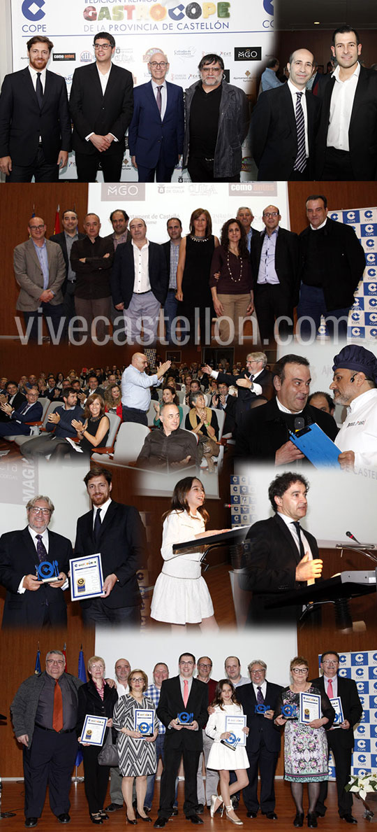 Entrega de los II Premios Gastrocope Castellón
