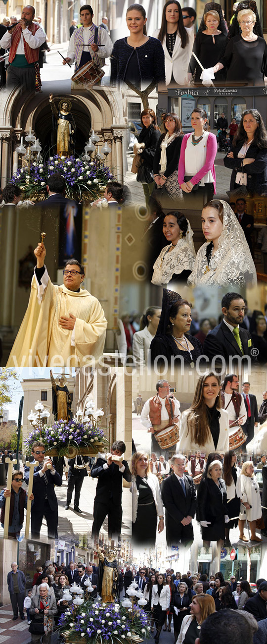 Procesión y misa en honor a San Vicente en Castellón