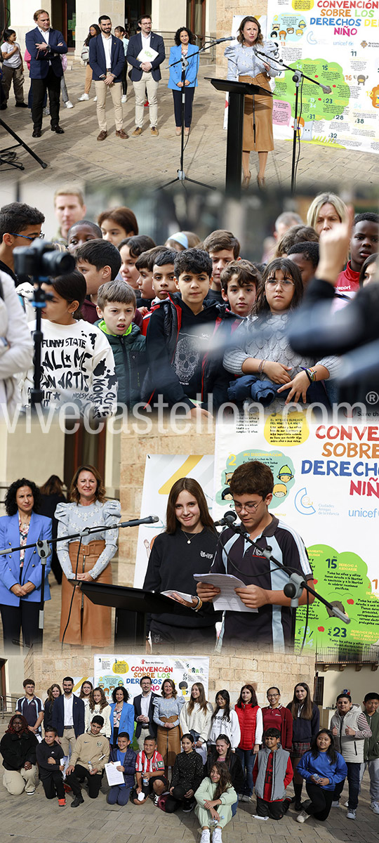 Castellón celebra el Día de los Derechos de la Infancia con la lectura del decálogo plurilingüe