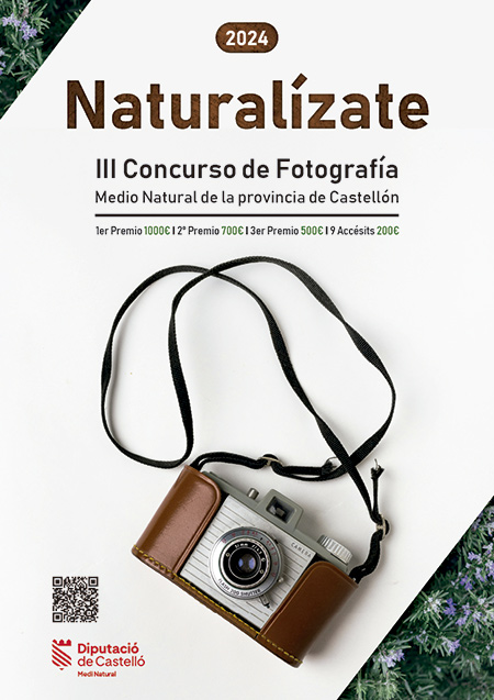 La Diputación de Castellón pone en valor el medio natural de la provincia con la 3ª edición del concurso de fotografía Naturalízate 