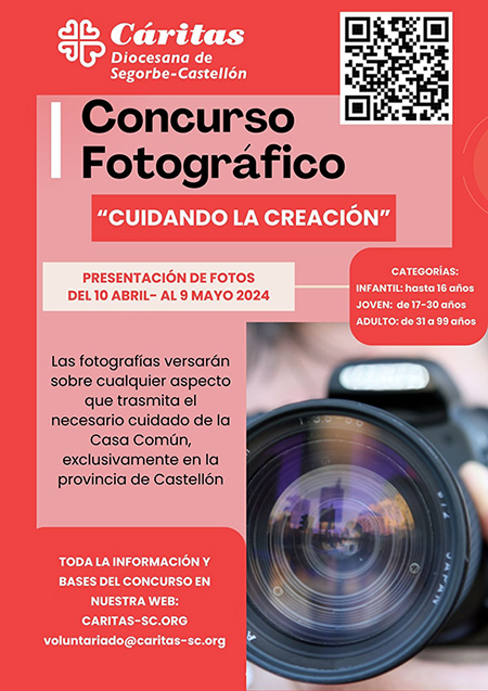 En marcha el Concurso Fotográfico de Cáritas Diocesana