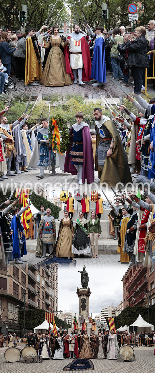 La Germandat dels Cavallers de la Conquesta rinde homenaje al rey Jaume I