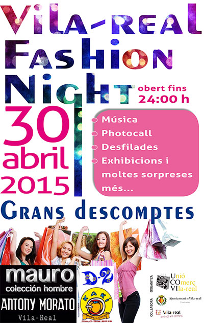 Vila-real celebra su segunda Fashion Night, el jueves 30 de abril