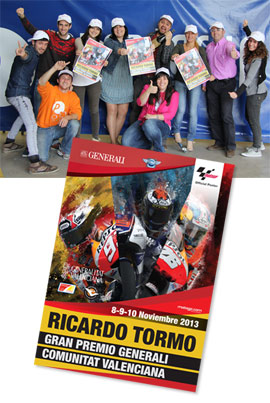 Eventgrup gana el concurso de carteles del Gran Premio Generali de Moto GP de la Comunitat Valenciana