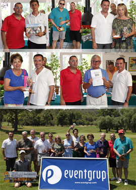 El Club de Campo Mediterráneo disfruta del golf con el IV Torneo Eventgrup