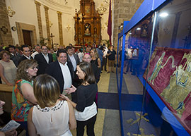 Inauguración de la exposición del tesoro parroquial de Benassal