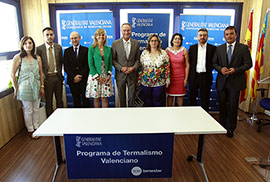 Firma del protocolo de colaboración entre la Generalitat y balnearios de la Comunitat Valenciana