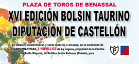 La Diputación impulsa el XVI Bolsín Taurino en Benassal como cierre a la campaña estival de los alumnos de la Escuela Taurina