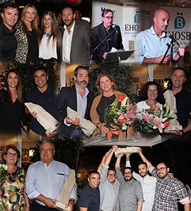 Entrega en Benicàssim de los Premios Ehosbe a la Excelencia Hostelera