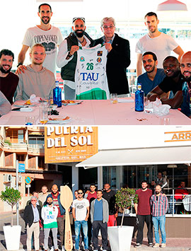 Distendida y motivadora comida de TAU Castelló en el Restaurante Puerta del Sol