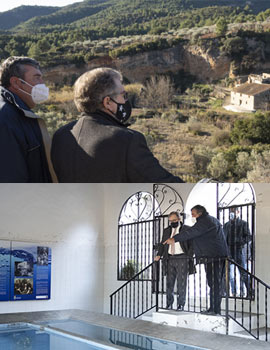 El presidente de la Diputación, José Martí, visita el municipio de Figueroles