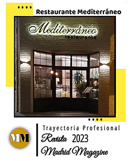 El Restaurante Mediterráneo premio Trayectoria Profesional 2023 de la revista Madrid Magazine