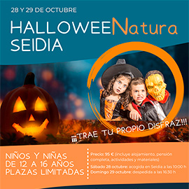 HalloweeNatura Seidia, 28 y 29 de octubre de 2023