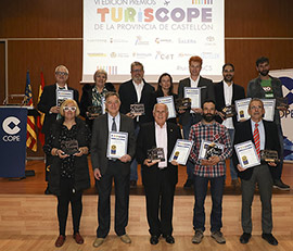Galardonados en la VII Premios TurisCope Castellón