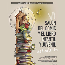 VI Salón del Cómic y el Libro Infantil y Juvenil en la plaza Mayor de Castellón