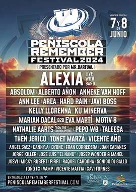 Peñíscola Remember Festival, 7 y 8 de junio, con Alexia como cabeza de cartel