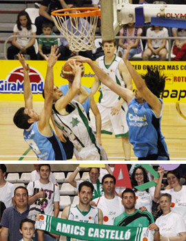 Triunfo de Amics del Bàsquet Castelló, 82-81, frente al Cimbis de Cádiz