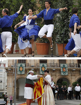 Cierre final del Festival de Danzas en Castellón