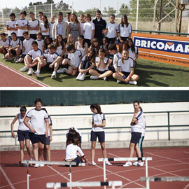 Bricomart Castellón patrocina actividades de atletismo