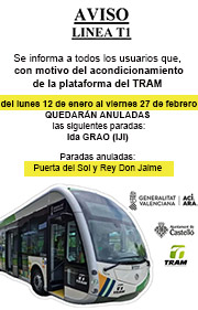 Obras del Tram, Castellón