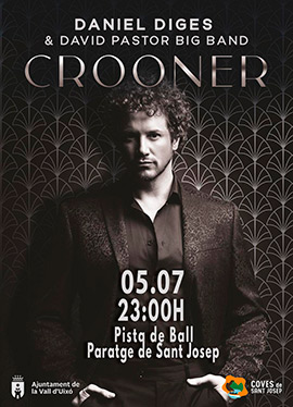 Crooner, espectáculo de Daniel Diges & David Pastor Big Band