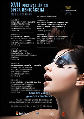 XVII Festival Lírico Ópera Benicàssim