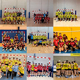 Competición de balonmano Torneo MAVIC que impulsa la cura de Conquistando Escalones