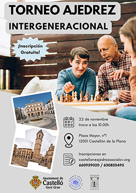 Torneo de ajedrez intergeneracional