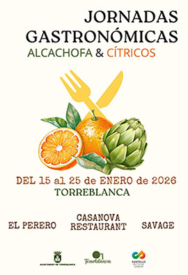 Jornadas gastronómicas, alcachofa & cítricos