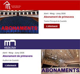 Abónate a la cultura en vivo esta primavera