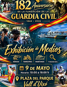 Actos provinciales del 182 aniversario de la fundación de la Guardia Civil