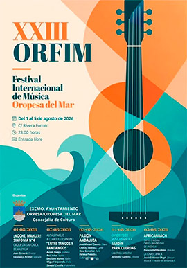 XXIII Festival Internacional de Música de Oropesa del Mar, ORFIM