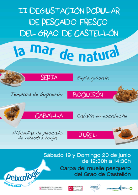 II degustación de pescado fresco del grao de castellon