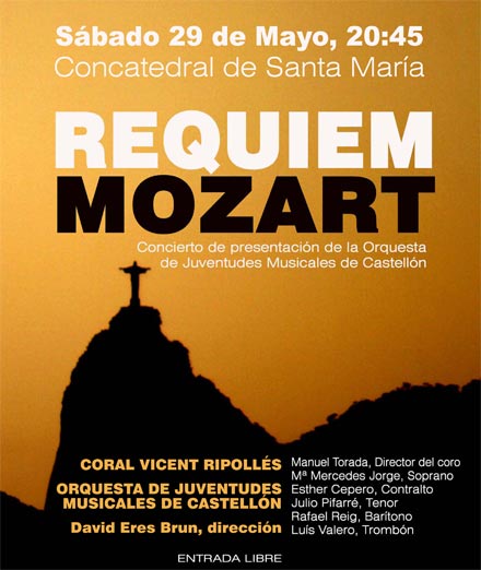 requiem mozart Orquesta de Juventudes Musicales de Castellón OJMC