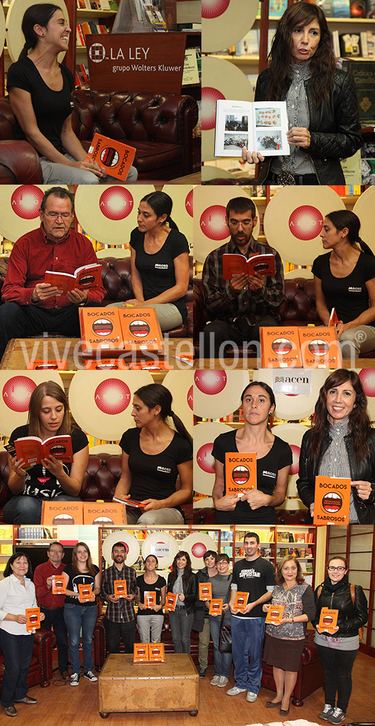 Presentación en Castellón del libro solidario "Bocados sabrosos V"