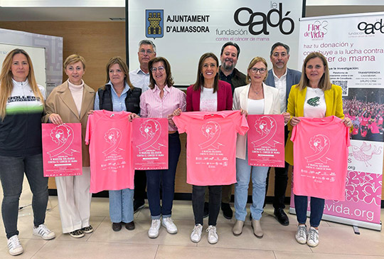 Presentación V Marcha contra el cáncer de mama Almassora 2024