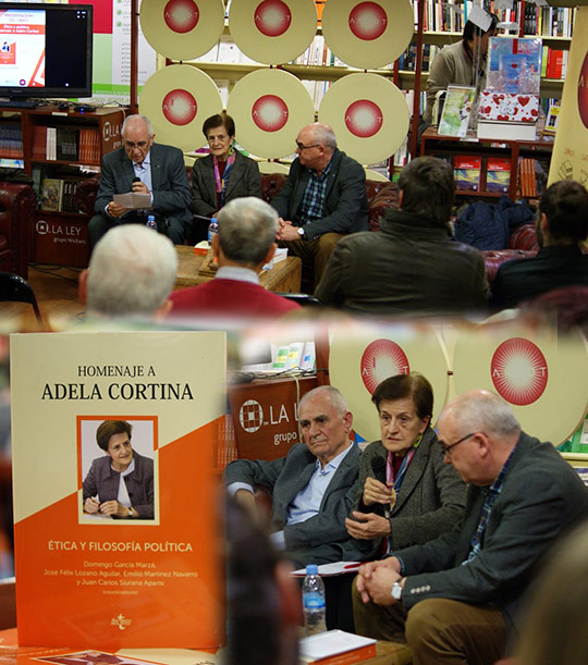 Presentación en Artog del libro ´Homenaje a Adela Cortina´